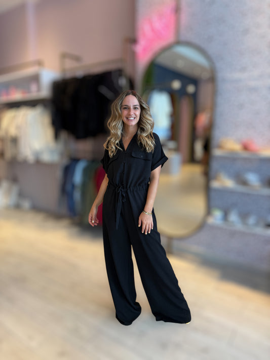Black Comfy Jumpsuit