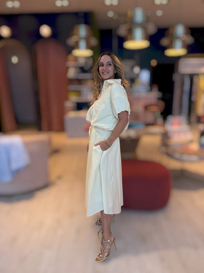 Butter yellow  Tzniut skirt set