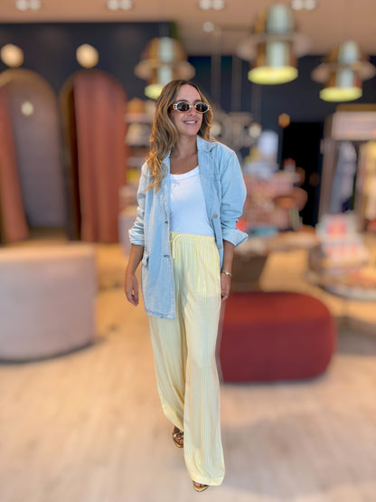 Butter yellow pants