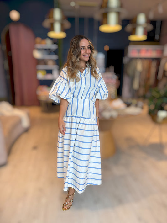 Striped Tzniut skirt set