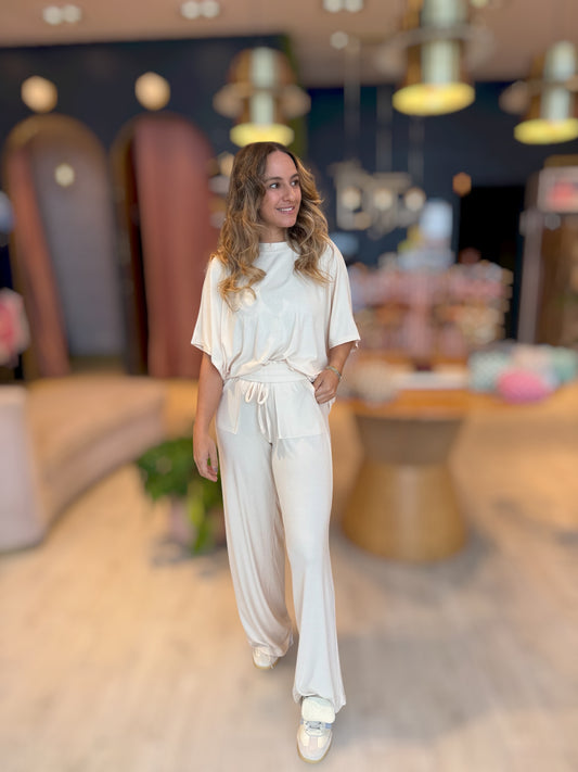 Beige Comfy set de viaje