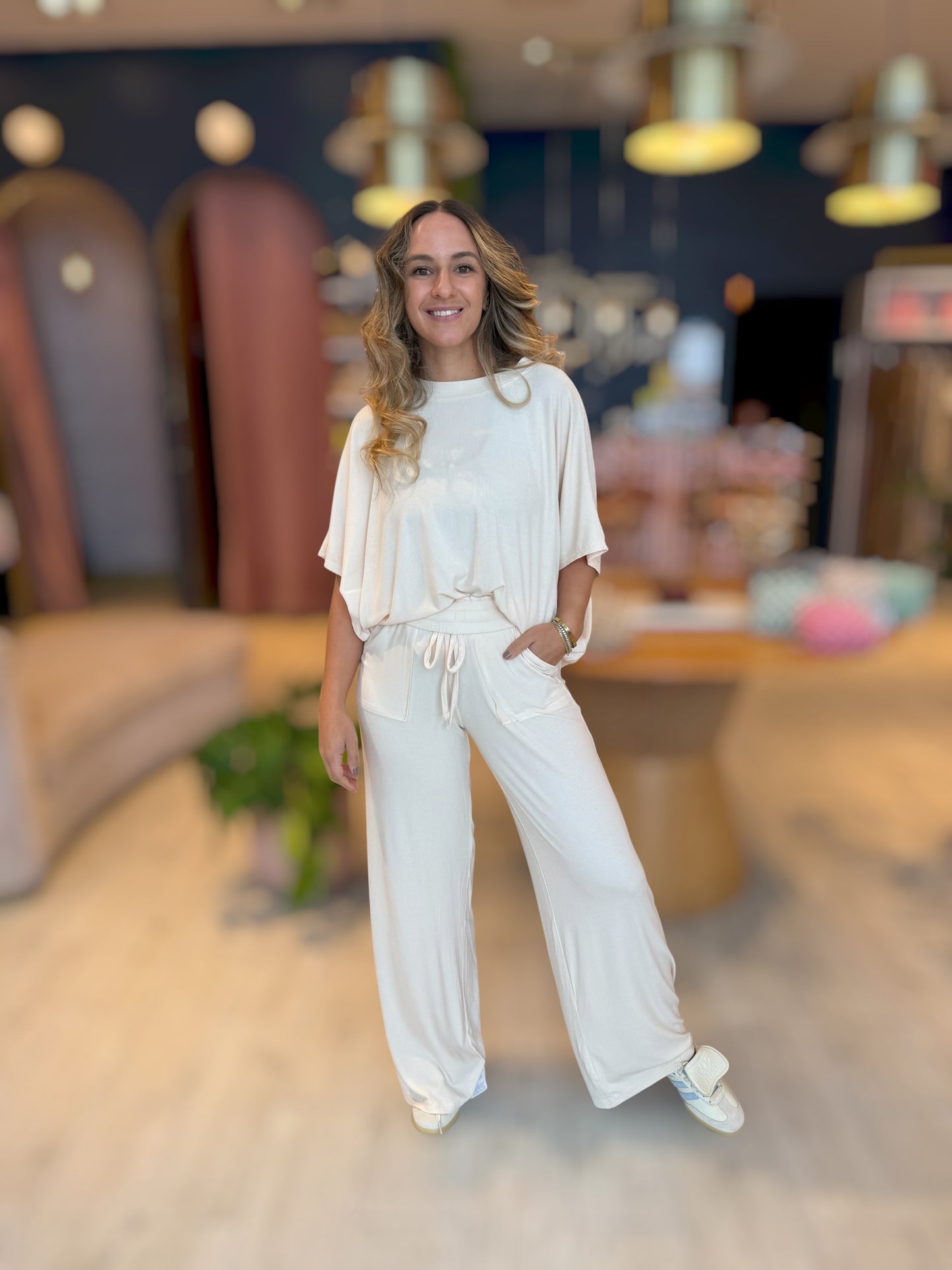 Beige Comfy set de viaje