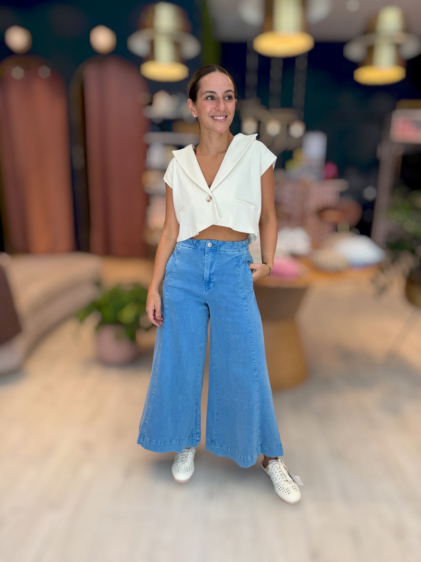 Blue denim pants 24 julio