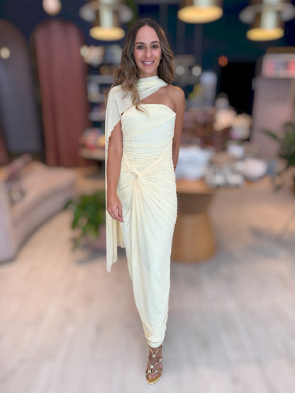 Butter yellow dress