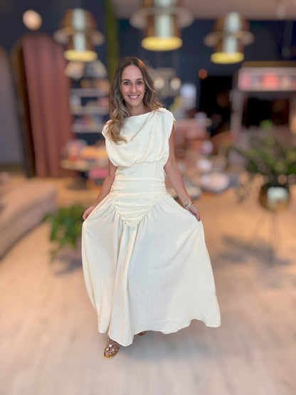 Butter yellow santorini dress