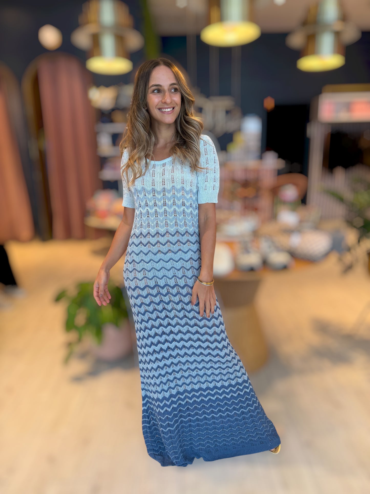 Oia croché Dress