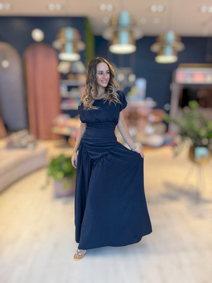 Navy Santorini Dress