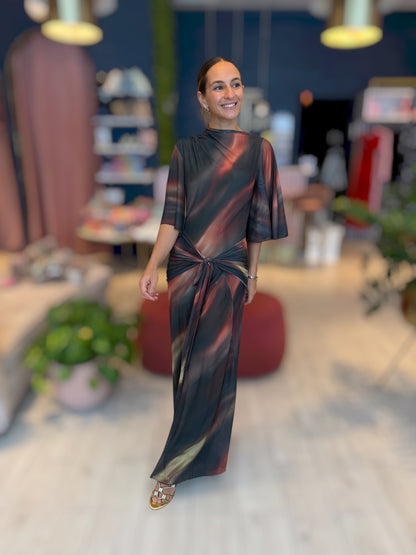 Zahara tie in front dress