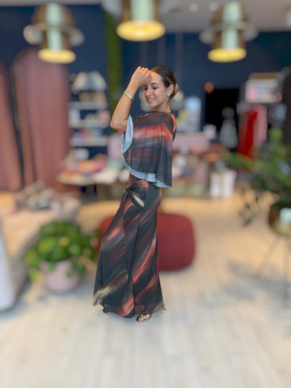 Zahara tie in front dress