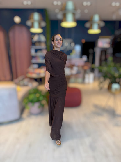 Coffee Roma Dress