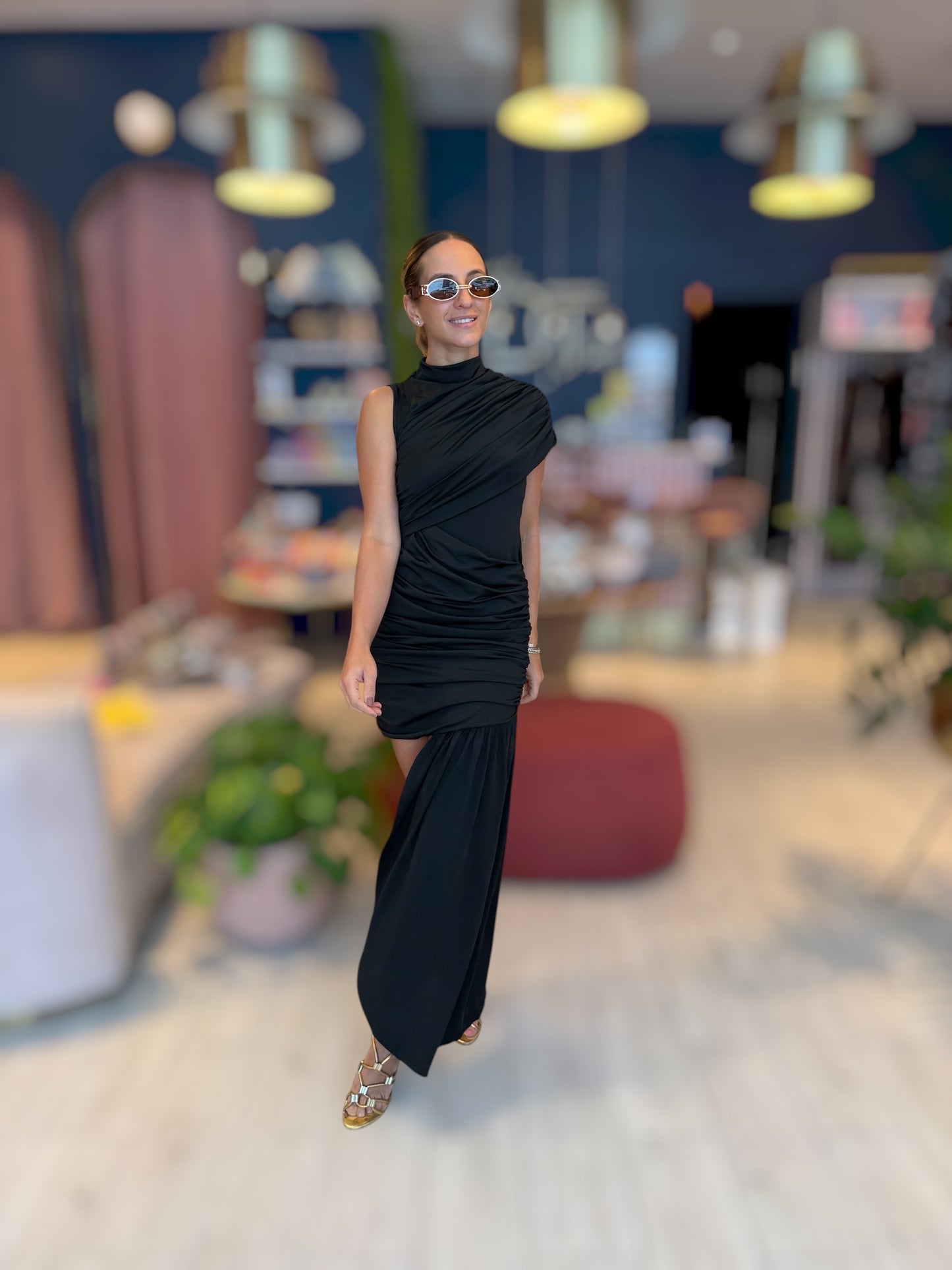 Black short and Long Dress