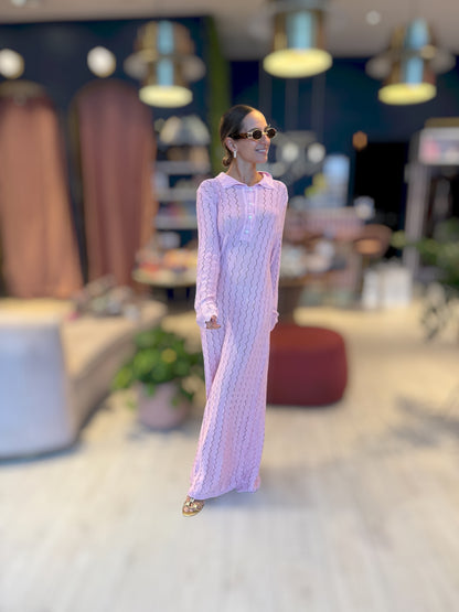 Pink croché Dress