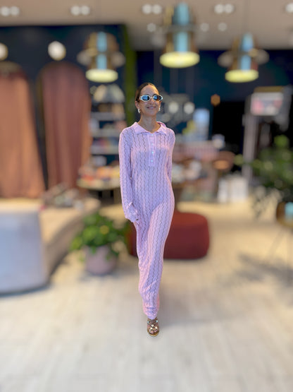 Pink croché Dress