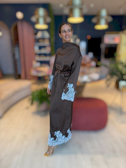 Brown lace Dress