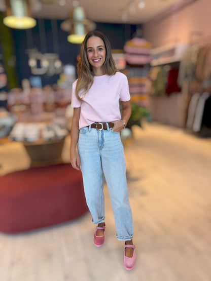 Light Pink 100% Cotton tshirt