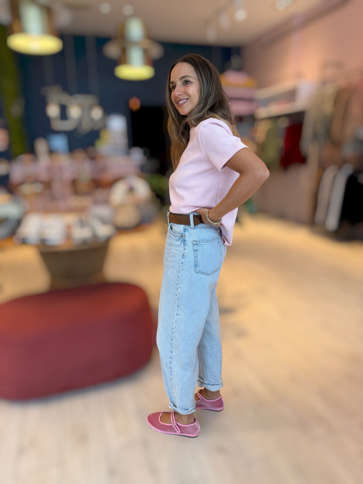 Light Pink 100% Cotton tshirt