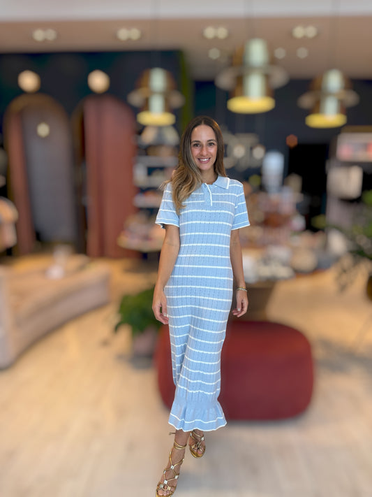Knitted Striped Dress
