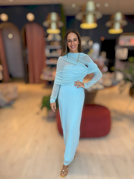 Light Blue  oía Dress