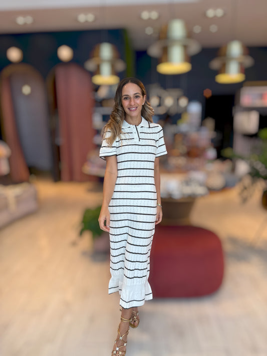 Striped Knitted Dress