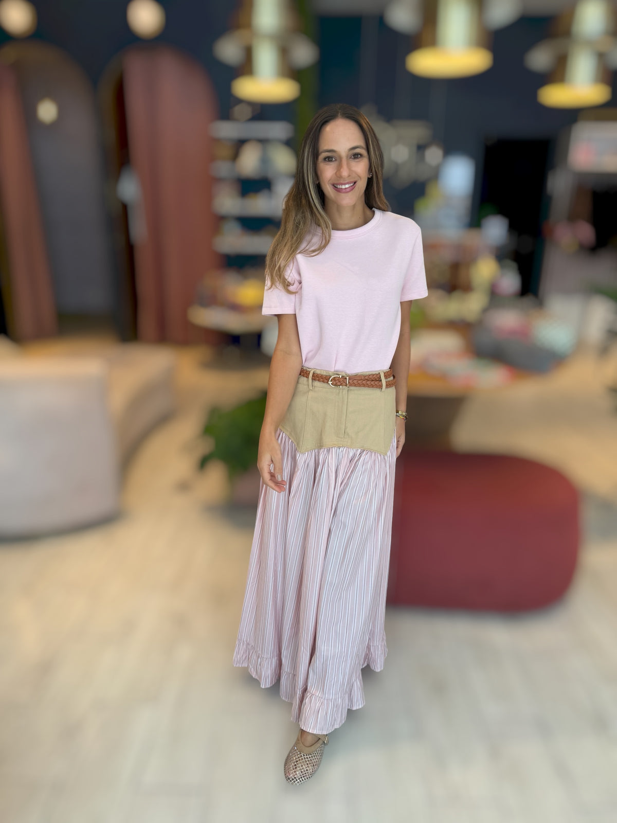 Pink Flare skirt