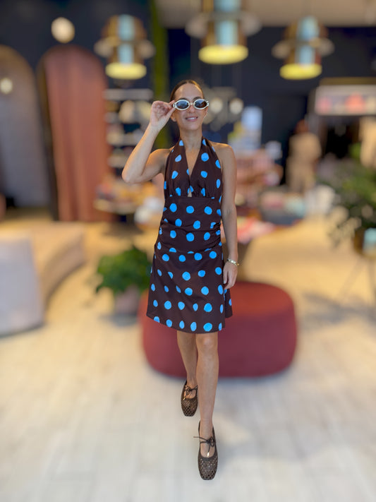 Short polka dots dress