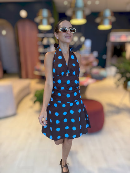 Short polka dots dress