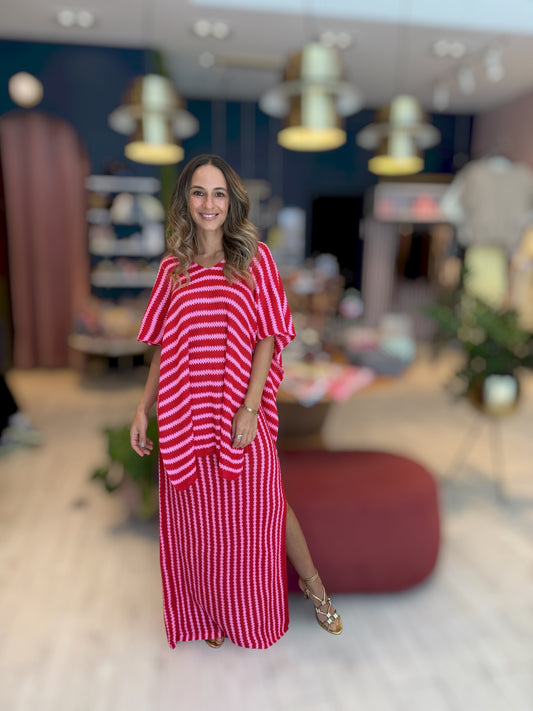 Striped skirt set