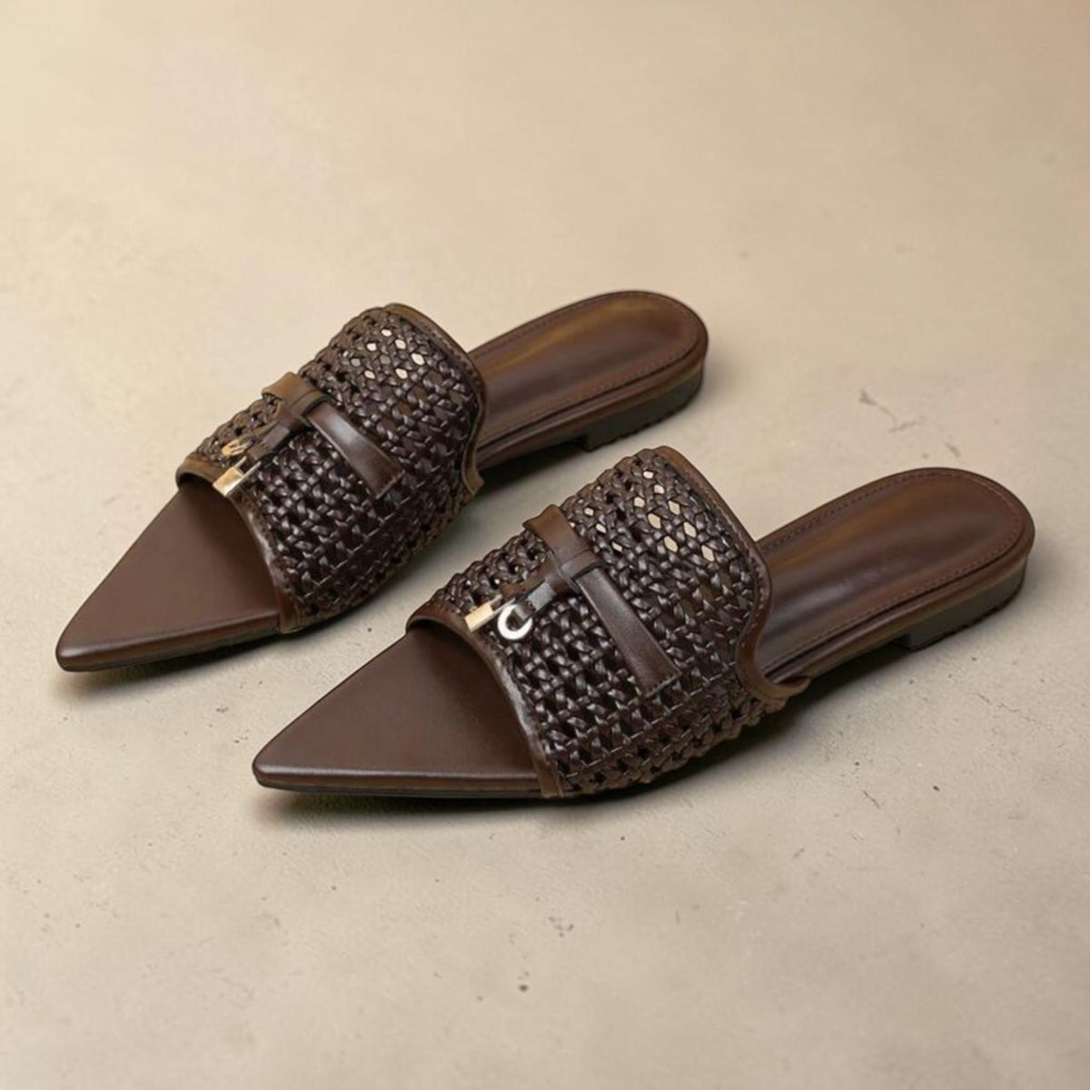 Brown Italy Flats