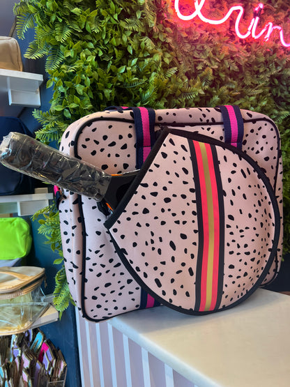 Printed neoprene padel bag