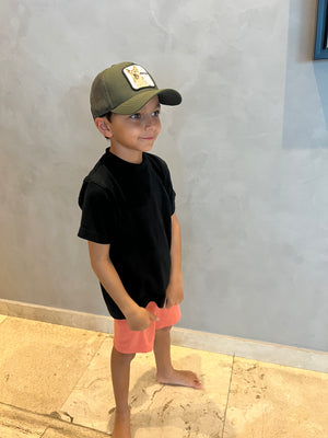 Bad boy olive hat for kids