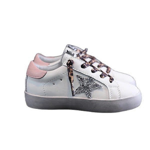 Silver GG sneakers for kids