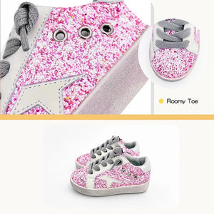 Pink Glitter sneakers for girls