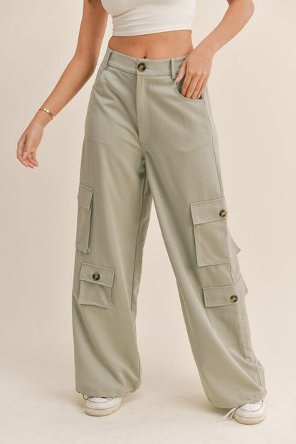 Sage cargo pants