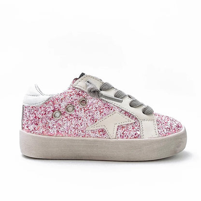 Pink Glitter sneakers for girls