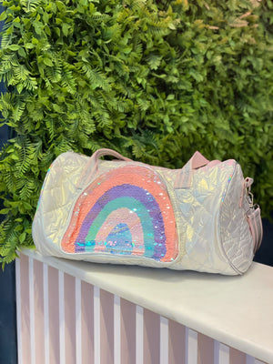 White Rainbow duffle bag
