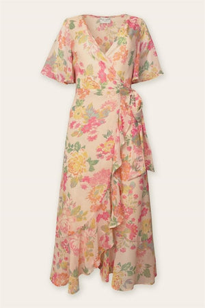 rosewater garden maxi dress