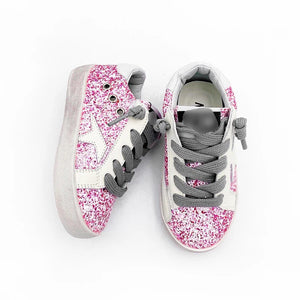 Pink Glitter sneakers for girls