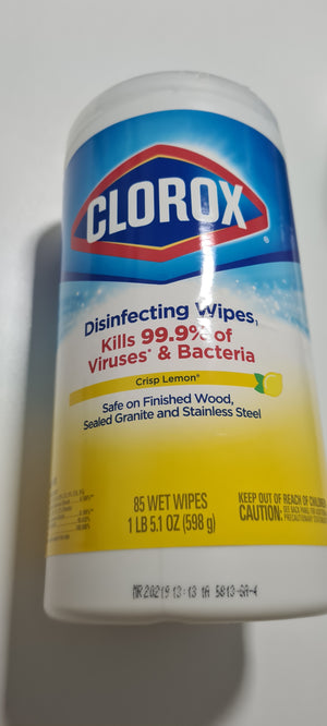clorox wipes  crisp lemon
