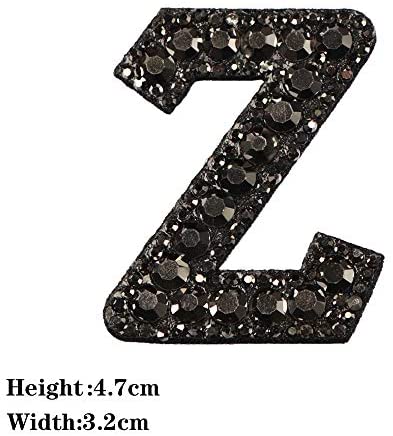 rhinestones black patch