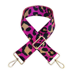 Hot pink cheetah fanny strap