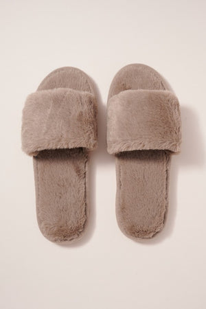 taupe slippers for loungewear