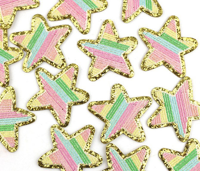 Star glitter patch