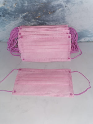 Pink facemask for adults