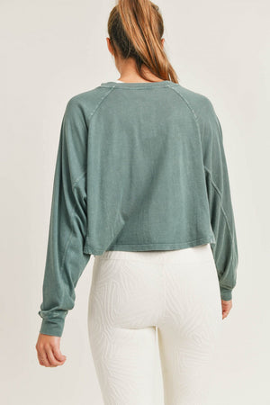 Green soft sweater