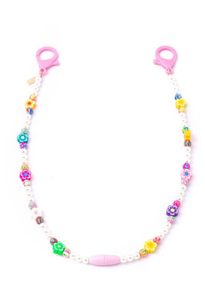 Beaded kids chain for face mask