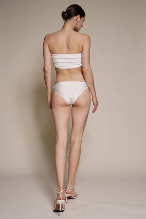 White knot bikini set