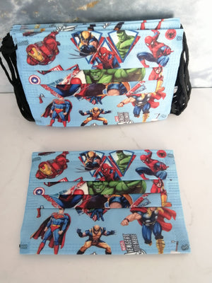 Superheroes facemask for kids