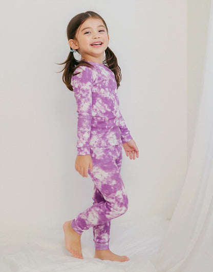 Violet tie dye pj