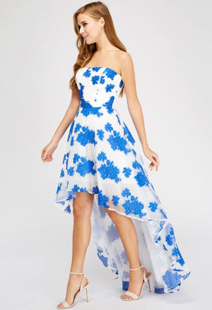 High low royal dress