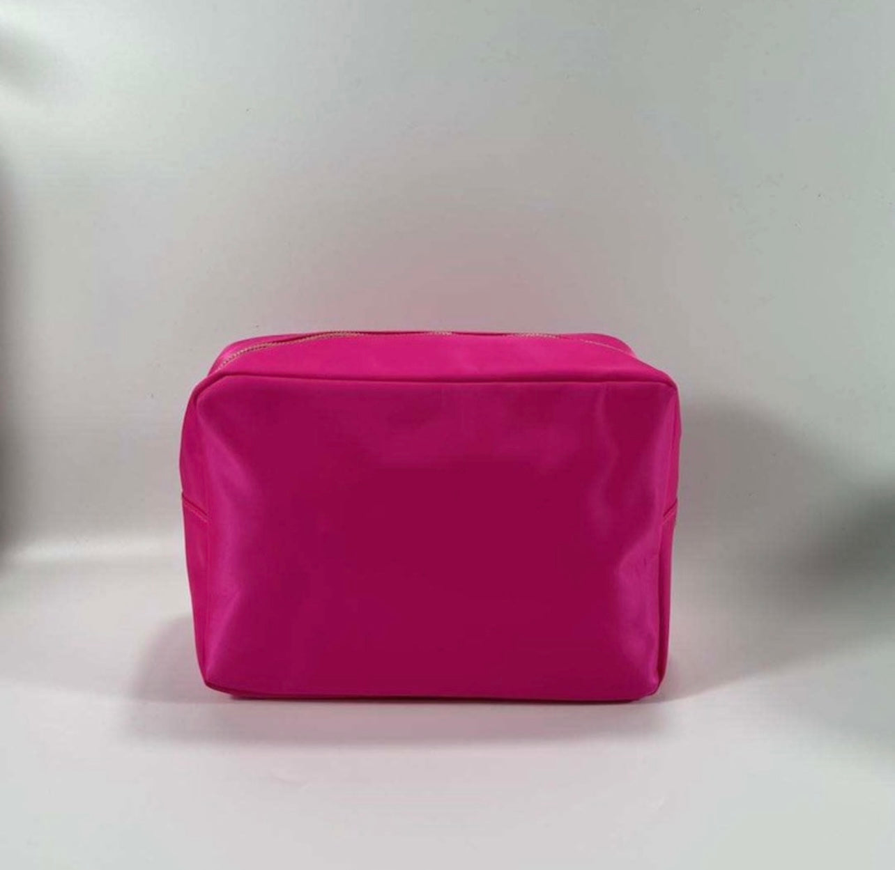 Hot pink nylon pouch